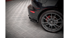 Splitter Mazda 3 I MPS Tył Boczne Street Pro Black-Red + Gloss Flaps