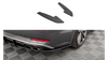 Splitter Audi S5 F5 Rear Side Street Pro Black-Red