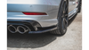 Splitter Audi S3 8V Facelift Tył Boczne v.2 Gloss Black