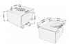 Fuel tank 60L TurboWorks with sensor black