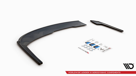 Splitter Audi A4 S-Line B9 Rear Side v.2 Gloss Black