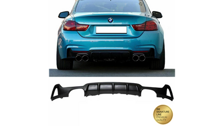 Diffuser BMW 4 F32 F33 F36 Rear Matt Black