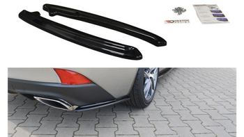 Splitter Lexus IS III Facelift T Rear Side Gloss Black