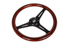 Kierownica 380mm Drewno 