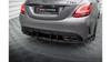 Diffuser Mercedes-Benz C W205 C63 Facelift Rear Street Pro Red