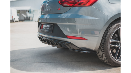 Dokładka SEAT Leon III FR Facelift Zderzak Tył Gloss Black
