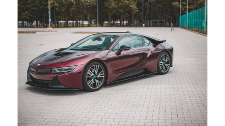 Dokładka BMW i8 I12 Progi Gloss Black
