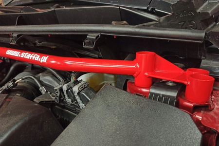 Front upper strut bar Toyota GR Yaris GR Four Red