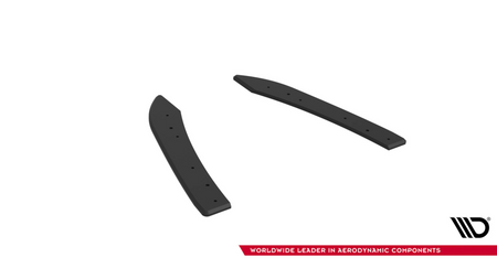 Splitter Audi RS5 F5 Tył Boczne Street Pro Black-Red