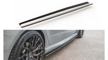 Diffuser Audi RS3 8V Sportback Side Skirts Racing Black-Red