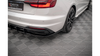 Splitter Audi A4 B9 Facelift Tył Boczne Gloss Black