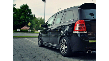 Diffuser Opel Zafira B OPC Side Skirts Gloss Black