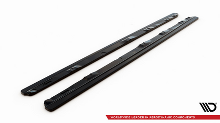 Diffuser Audi A6 C7 Side Skirts v.1 Gloss Black