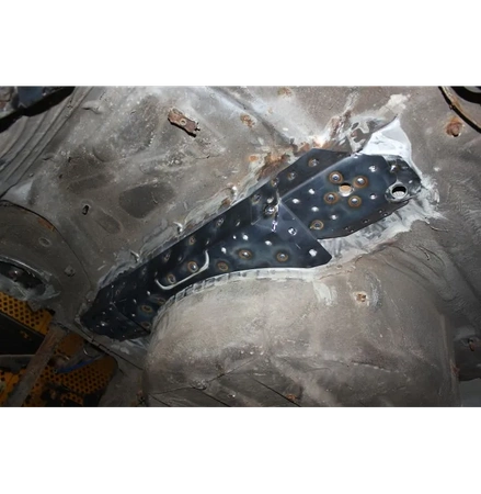 Reinforcement plate BMW 3 E46 M3 Rear subframe floor