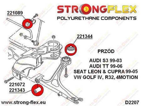 Front anti roll bar bush SPORT