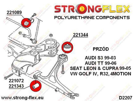 Front suspension bush kit