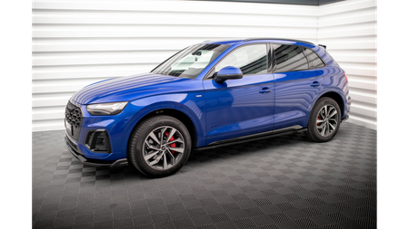 Dokładka Audi Q5 FY Facelift S-Line Progi Gloss Black