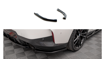 Splitter BMW 2 G42 M-Pack Rear Side v.2 Gloss Black