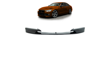 Diffuser BMW 3 F30 F31 Front Bumper Gloss Black