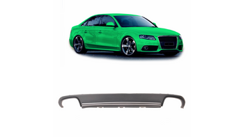 Diffuser Audi A4 B8 Rear with Pipes