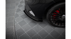 Street Pro Front Splitter + Flaps Mercedes-AMG A35 W177 Facelift Black-Red + Gloss Flaps