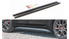 Diffuser Fiat 124 Spider Abarth Side Skirts Gloss Black