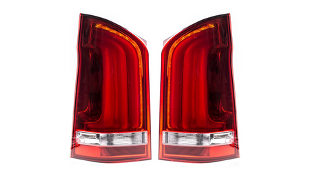 Lampy Mercedes-Benz Vito W447 Tył Dynamic LED Black-Red