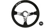 Steering wheel SLIDE 350mm offset:90mm Suede Hydrographics