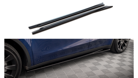 Diffuser Tesla Model Y Side Skirts v.1 Gloss Black