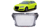 Grill Audi A3 8P Facelift Chrome & Black