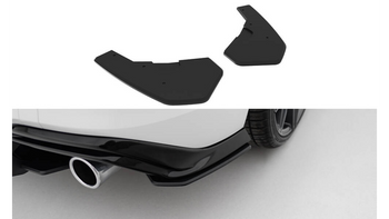 Splitter Volkswagen Golf GTI Mk8 Rear Side Street Pro Black v.2