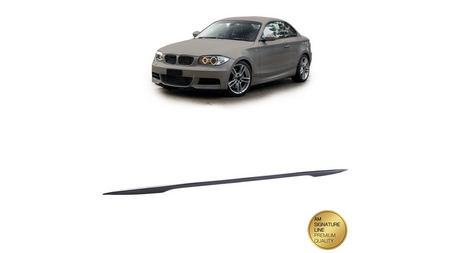 Spoiler BMW 1 E82 Lip Gloss Black