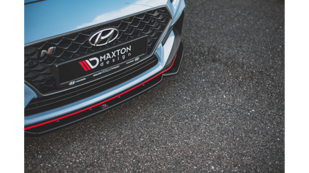 Splitter Hyundai I30 III N Przód v.6 + Flaps Gloss Black