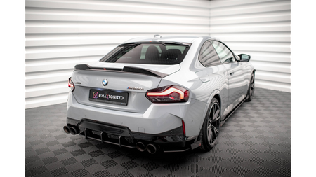 Rear window Cap BMW 2 G42 G87 Gloss Black