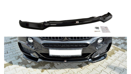 Splitter BMW X6 F16 M-Pack Front v.1 Gloss Black