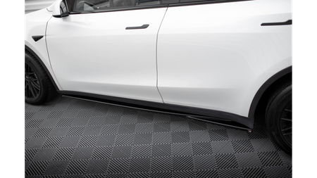 Diffuser Tesla Model Y Side Skirts v.1 Gloss Black