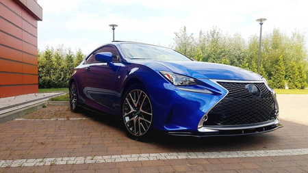 Splitter Lexus RC przód v.2 Gloss Black