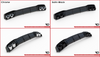 Diffuser Audi A6 C8 S-Line Rear Valance + Exhaust Ends Imitation Black