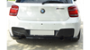 Splitter BMW 1 F20 Rear Central with Diffuser M-Power Gloss Black