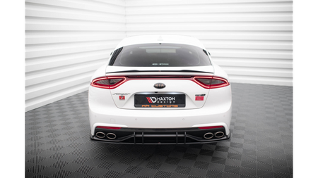 Diffuser Kia Stinger I GT GT-Line Rear Street Pro Black-Red