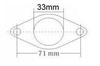 Uszczelka wastegate TurboWorks 35mm 38mm