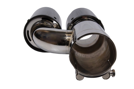 Exhaust Tip 89mmx2 enter 76mm Carbon Gloss Set