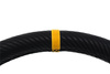 Kierownica SLIDE 350mm offset:90mm Carbon Yellow Strip