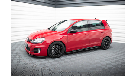 Dokładka Volkswagen Golf VI GTI GTD Progi Gloss Black