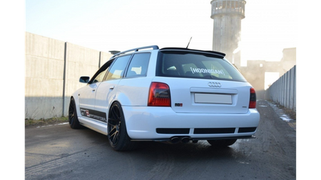 Splitter Audi RS4 B5 Tył Środkowy z Dyfuzorem Gloss Black