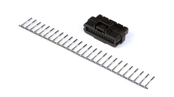 Plug and Pins - AMP 26 Pin 2 Row Superseal Connector.