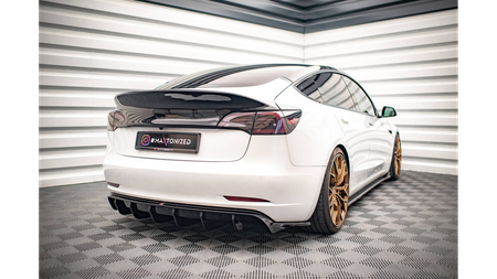 Splitter Tesla Model 3 Rear Side v.2 Gloss Black