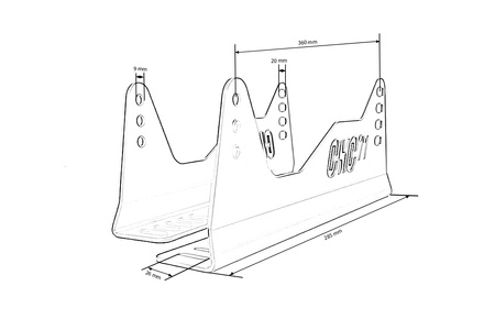 Bucket seat mounts universal side mounts