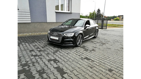 Splitter Audi A3 8V Facelift przód v.2 Gloss Black