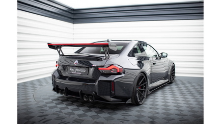 Splitter BMW 2 G87 M-Pack Rear Side Street Pro v.2 Black